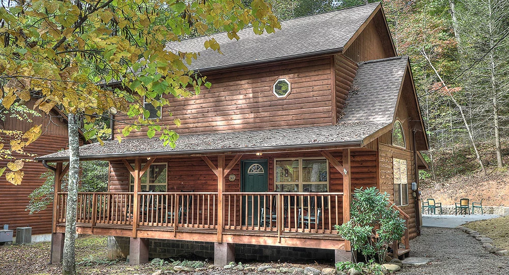 Smoky Mountain cabin exterior