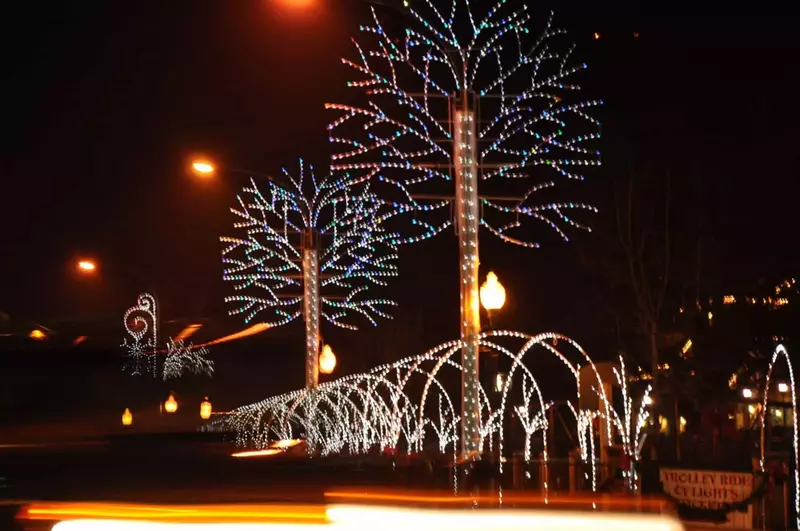holiday lights in gatlinburg