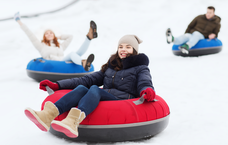 snow tubing in Gatlinburg