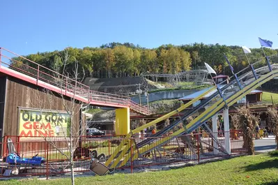 goats on the roof is one of the top mountain coasters in Pigeon Forge
