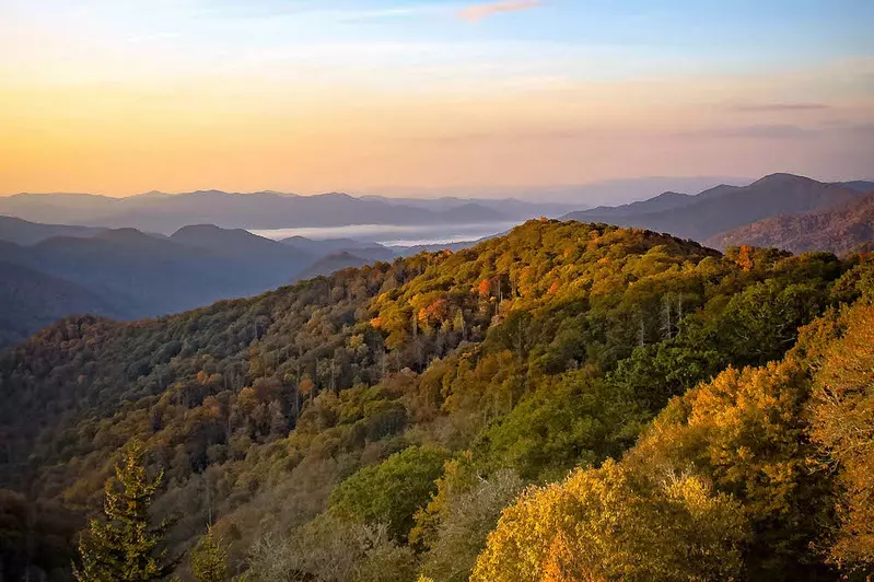 autumn in the smoky mountains