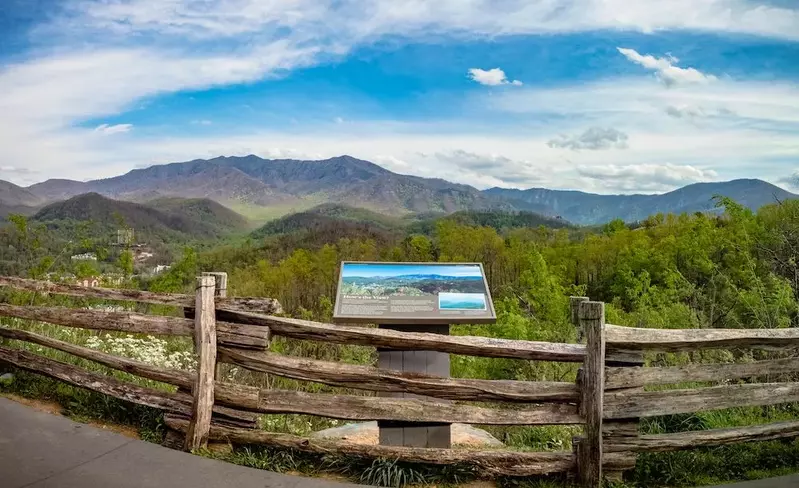 view of downtown Gatlinburg