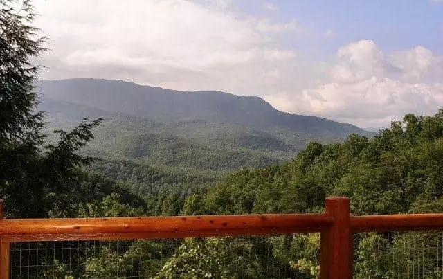 Heavenly View is one of Parkside's Gatlinburg cabins with mountain views
