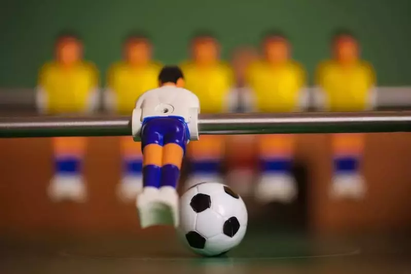 Foosball table at a Gatlinburg cabin