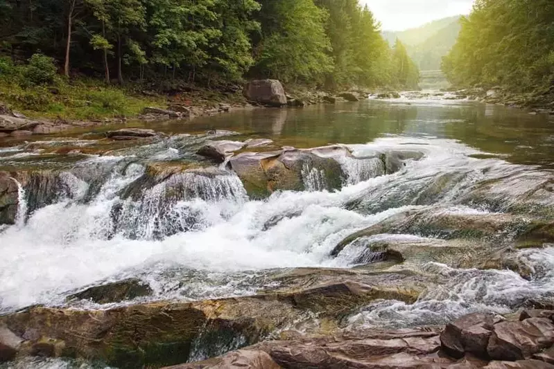 Little Pigeon River in Gatlinburg