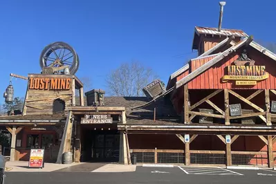Lost Mine is one of the top mountain coasters in Pigeon Forge