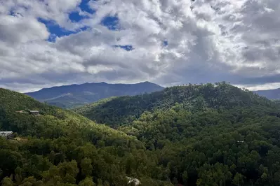 view at anakeesta in gatlinburg tn