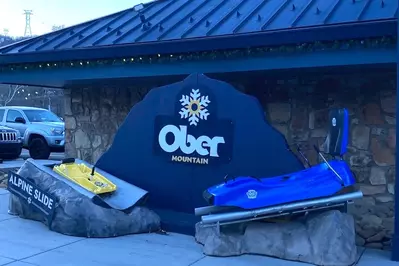 ober mountain is one of the best places for snow tubing in gatlinburg