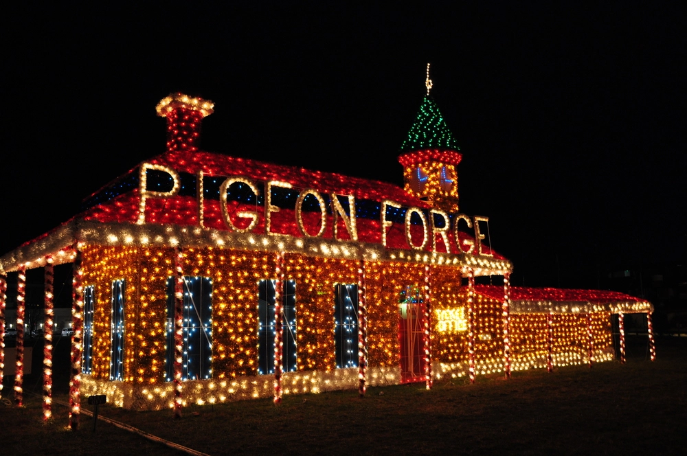 Pigeon Forge Winterfest light display