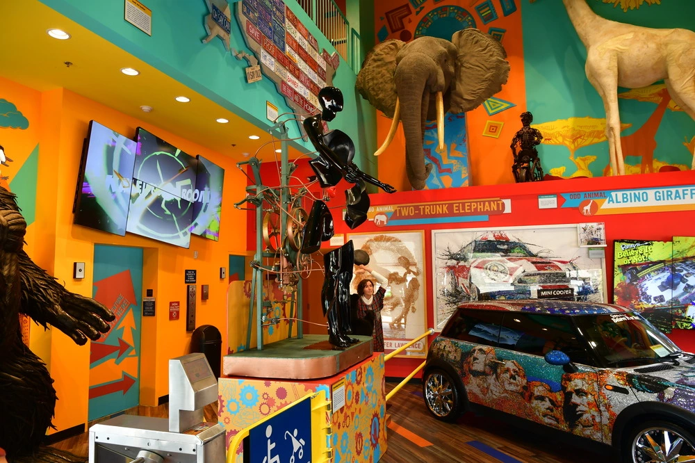 inside Ripley's Believe It or Not! attraction in Gatlinburg