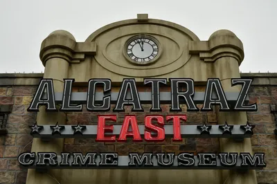 Alcatraz East Crime Museum sign