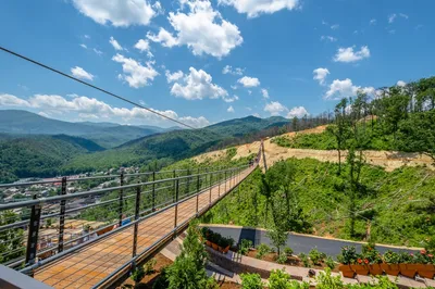 Gatlinburg SkyBridge at Gatlinburg SkyPark is one of the top places to propose in Gatlinburg TN