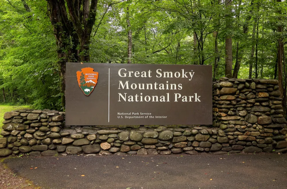 Great Smoky Mountains National Park sign