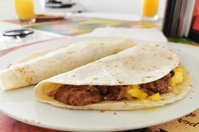 Baleadas from Mexican Gatlinburg restaurants