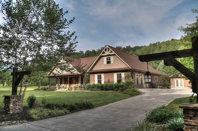 the river lodge is one of our best large cabin rentals in Gatlinburg and the Smoky Mountains