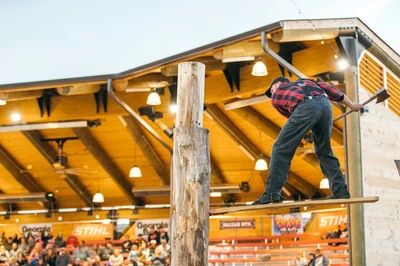 Paula Deen’s Lumberjack Feud Supper Show is one of the best dinner shows in Pigeon Forge