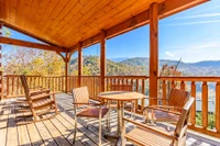all about the view is one of our cabins in the Smoky Mountains