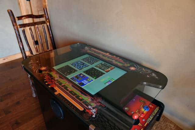 A multicade arcade game at a Gatlinburg cabin