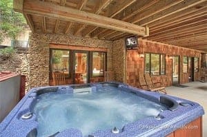 Winter Hot Tubs and Firesides