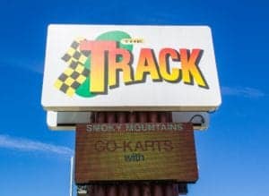 The track sign