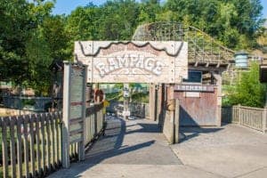 river rampage sign