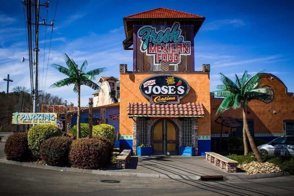 no way jose's mexican cantina in pigeon forge