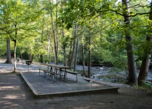 metcalf bottoms picnic area and river